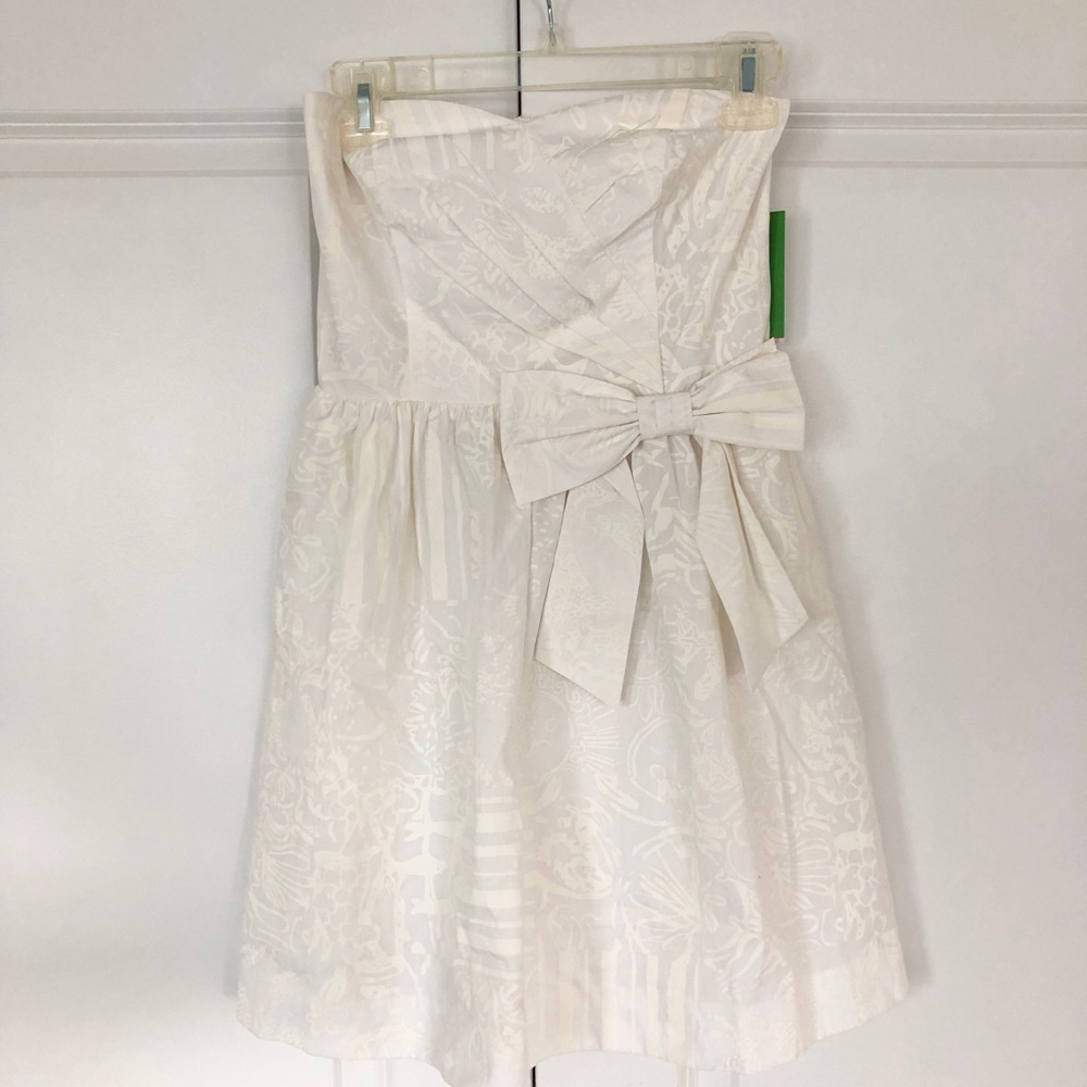 Lilly Pulitzer Henrietta Dress in Resort White - Picture 2 of 7
